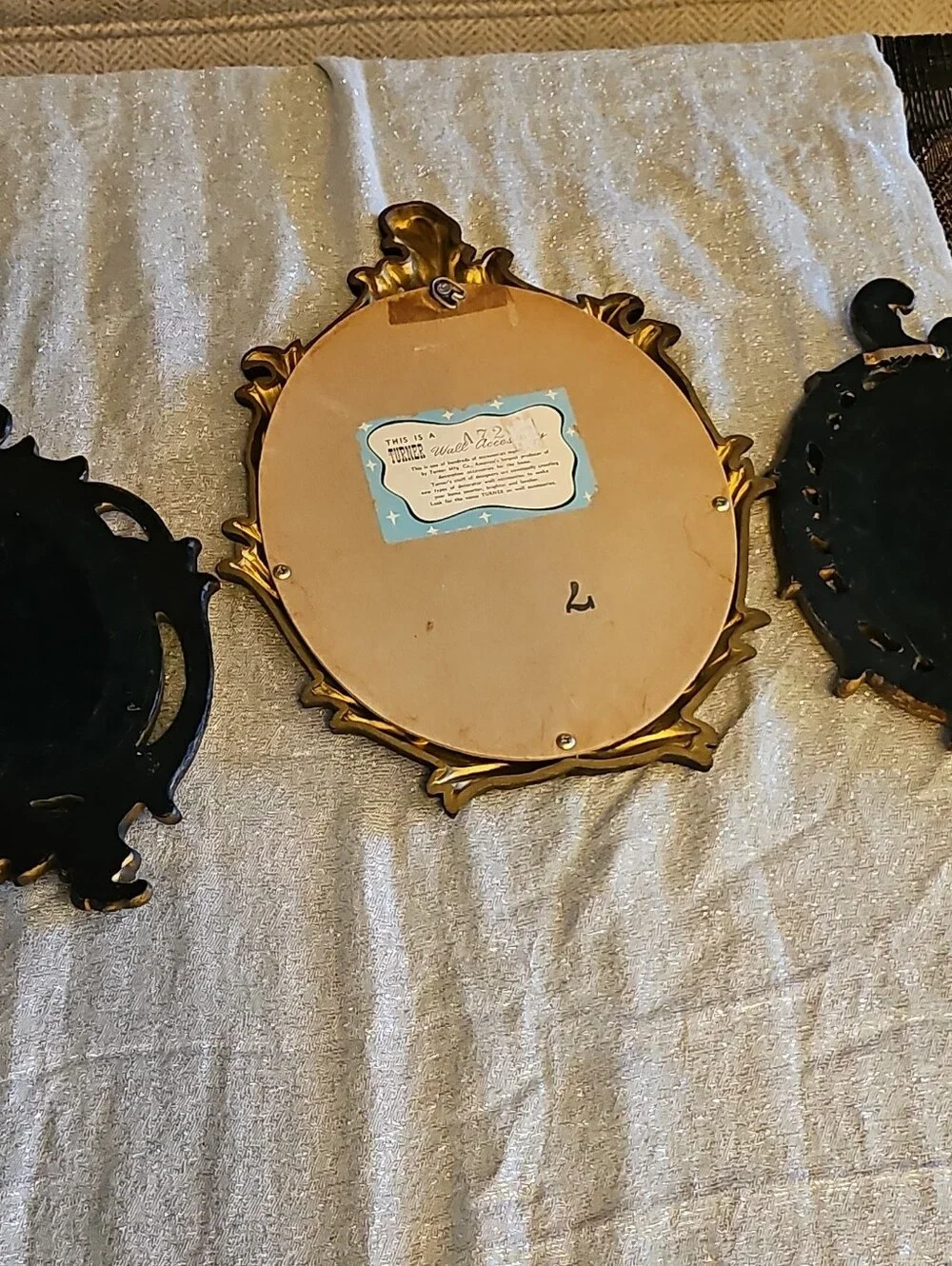 Ornate Gold Decorative Wall Mirror - Classic Baroque Style